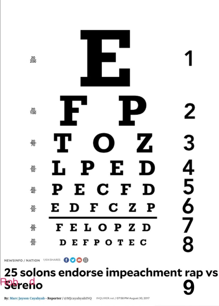 Philippine Optometric Association Unveils New Eye Test Chart The Adobo Chronicles