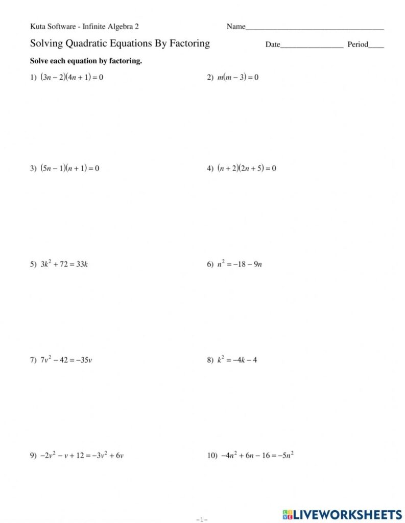 writing-quadratic-equations-from-tables-worksheet-pdf-printable