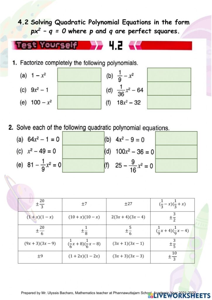 writing-quadratic-equations-from-tables-worksheet-pdf-printable