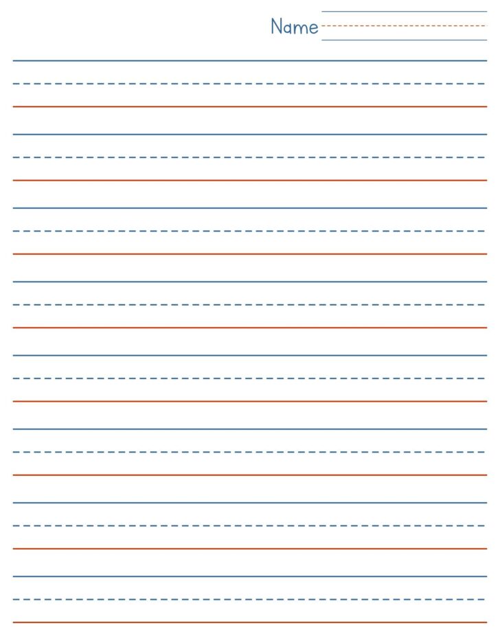 Blank Cursive Writing Paper Printable - Printable Worksheets