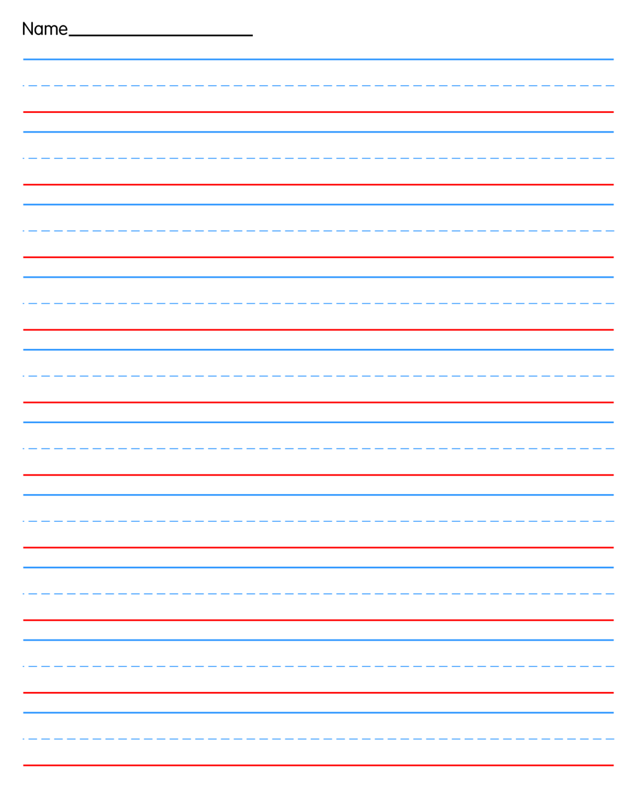 Free Printable Lined Writing Paper - Printable Worksheets