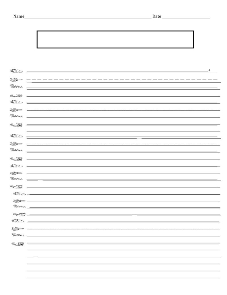 32 Printable Lined Paper Templates TemplateLab