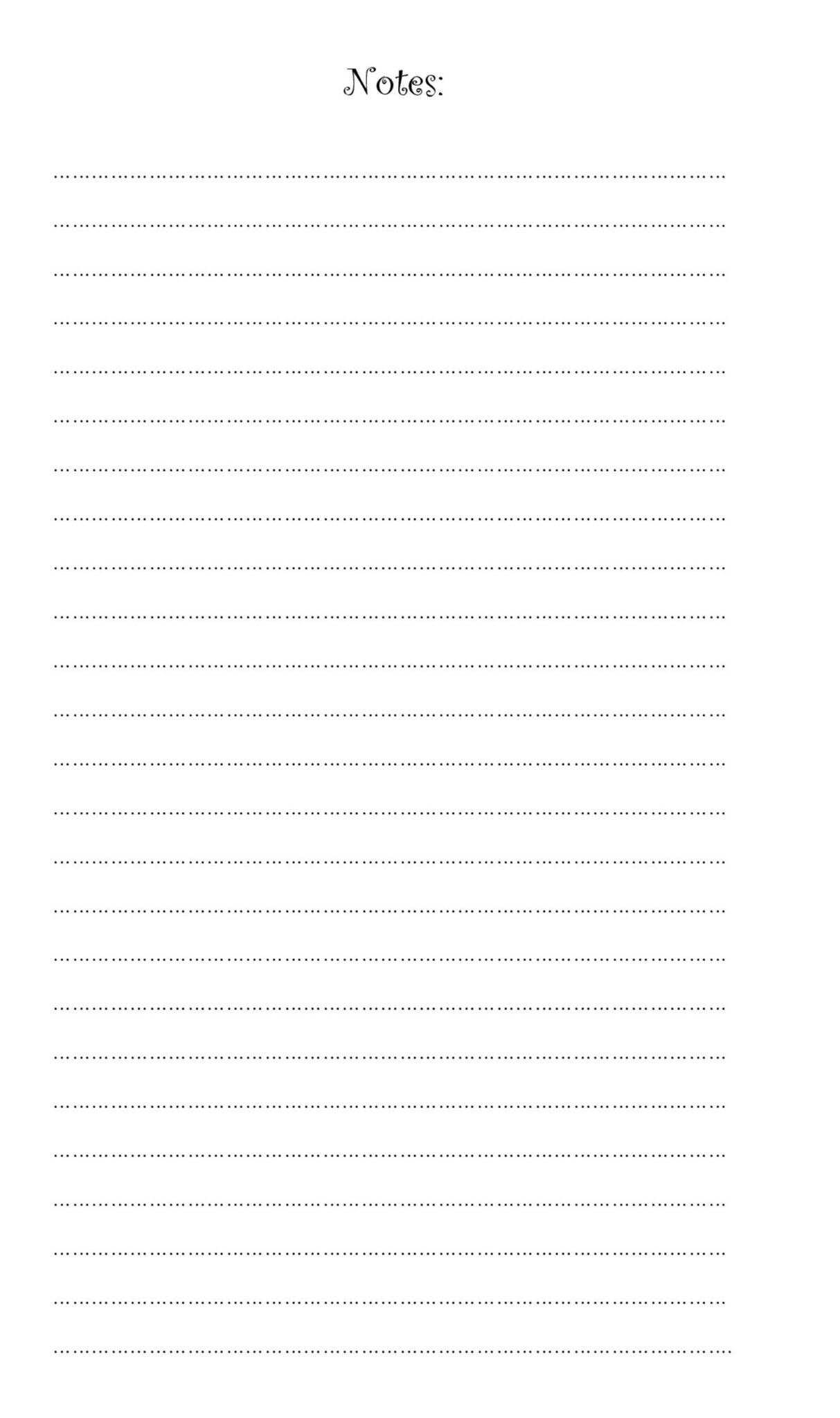 Free Blank Page For Typing - Printable Worksheets