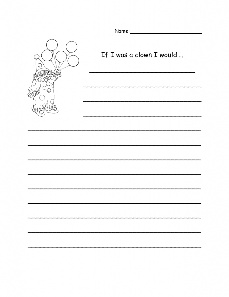 Writing For Third Graders Worksheets
