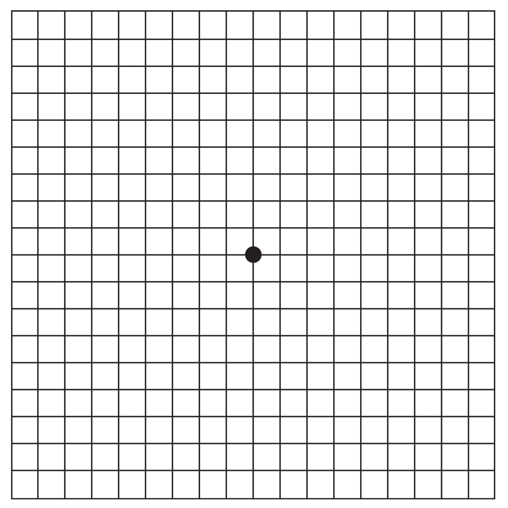 Macular Degeneration Eye Test Chart