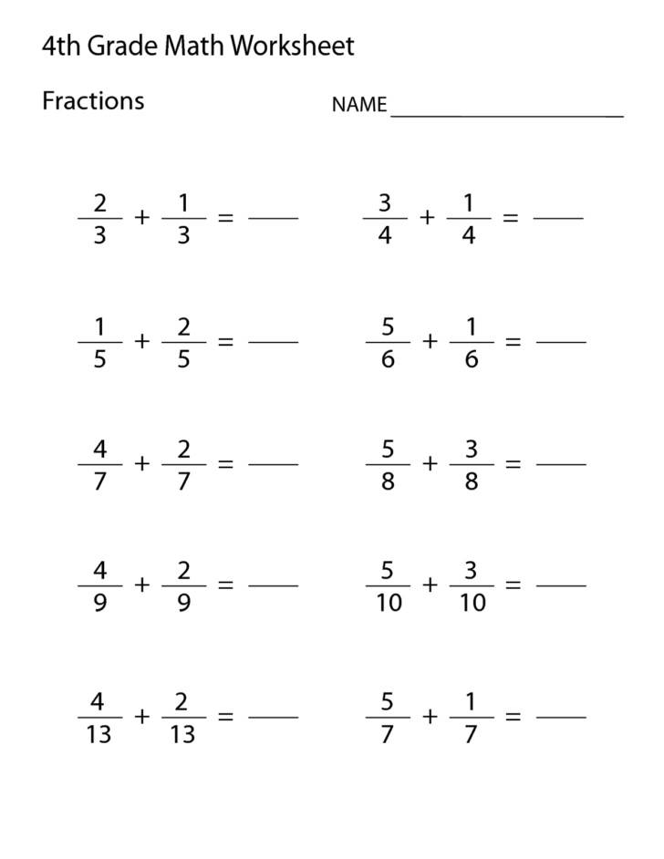 Free Worksheets Printables 4th Grade - Printable Worksheets