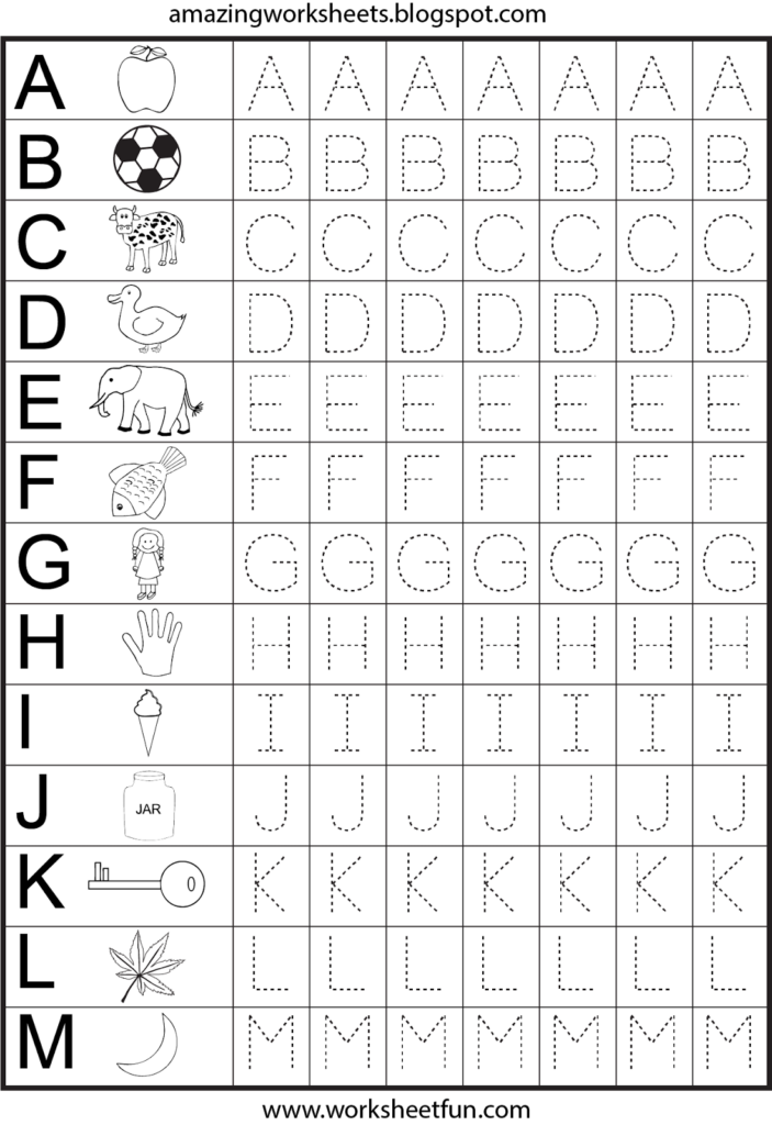 Alphabet Tracing Printable Preschool Worksheets Kindergarten Worksheets Alphabet Worksheets Kindergarten