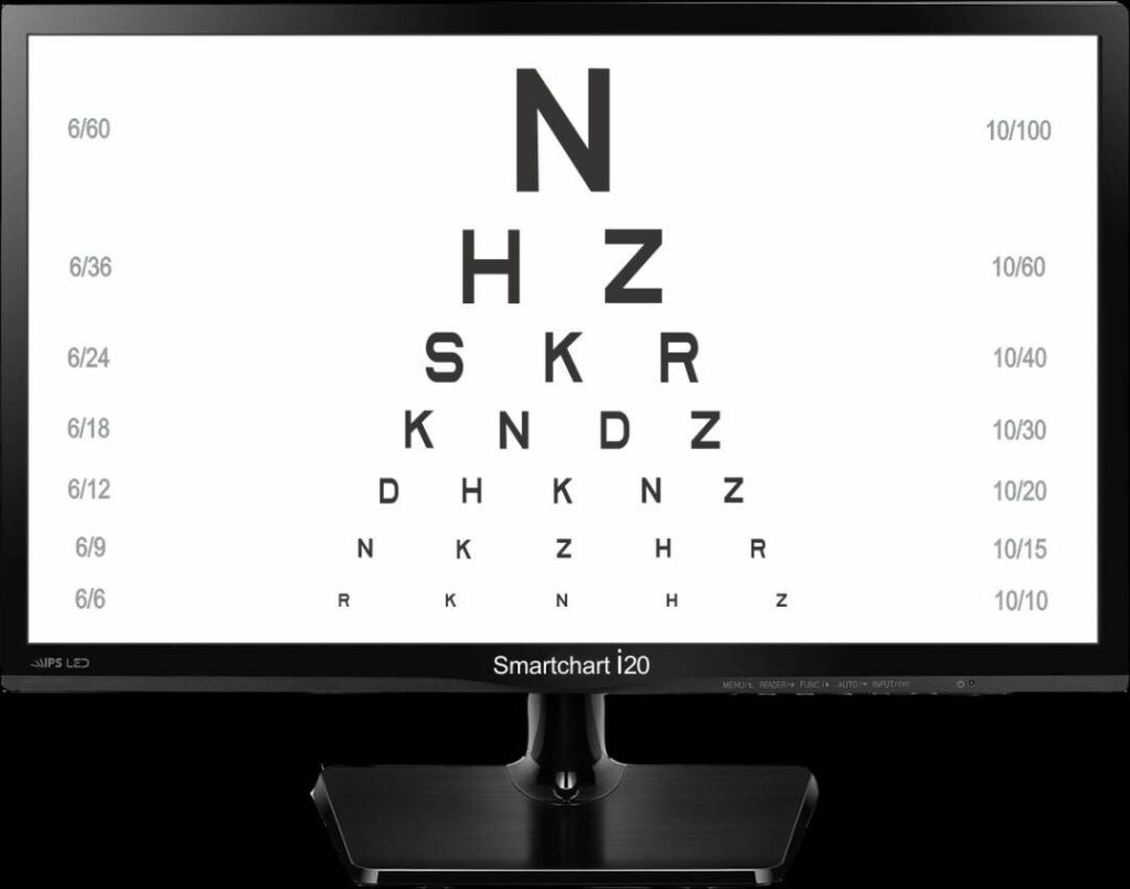 Eye Chart For Computer Screen