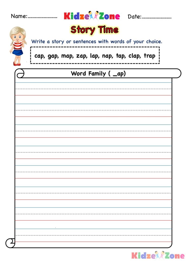 Creative Writing Worksheets For Preschoolers