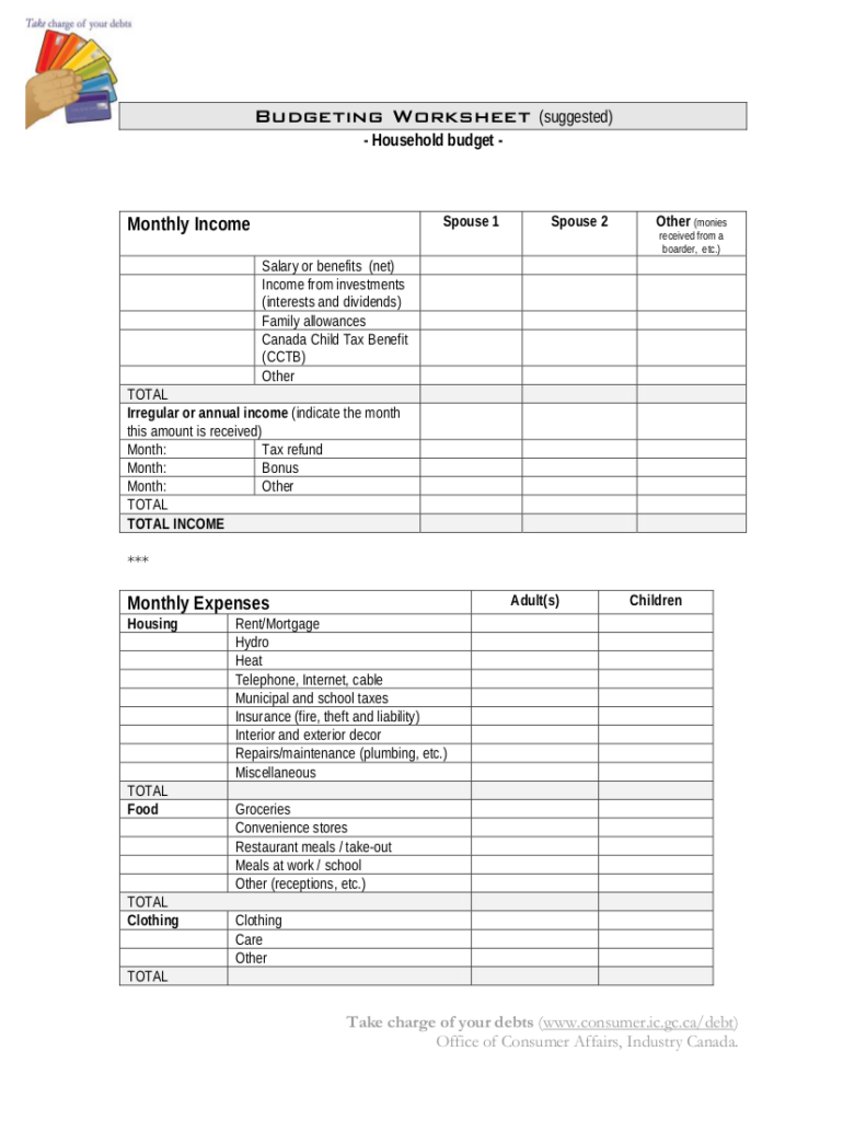 Budget Worksheet 19 Examples Format Pdf Examples
