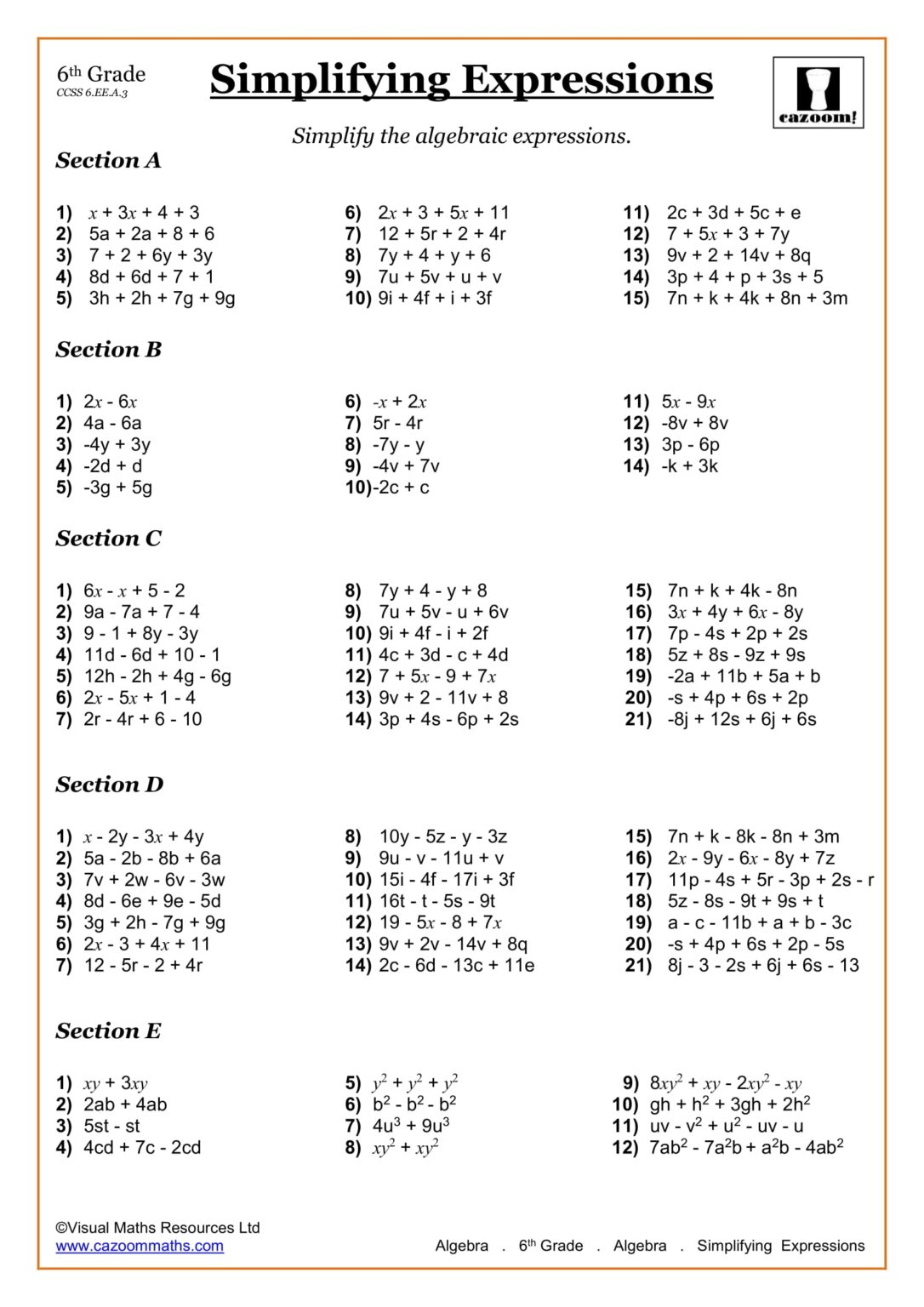 6th Grade Free Reading Worksheets Printable Worksheets