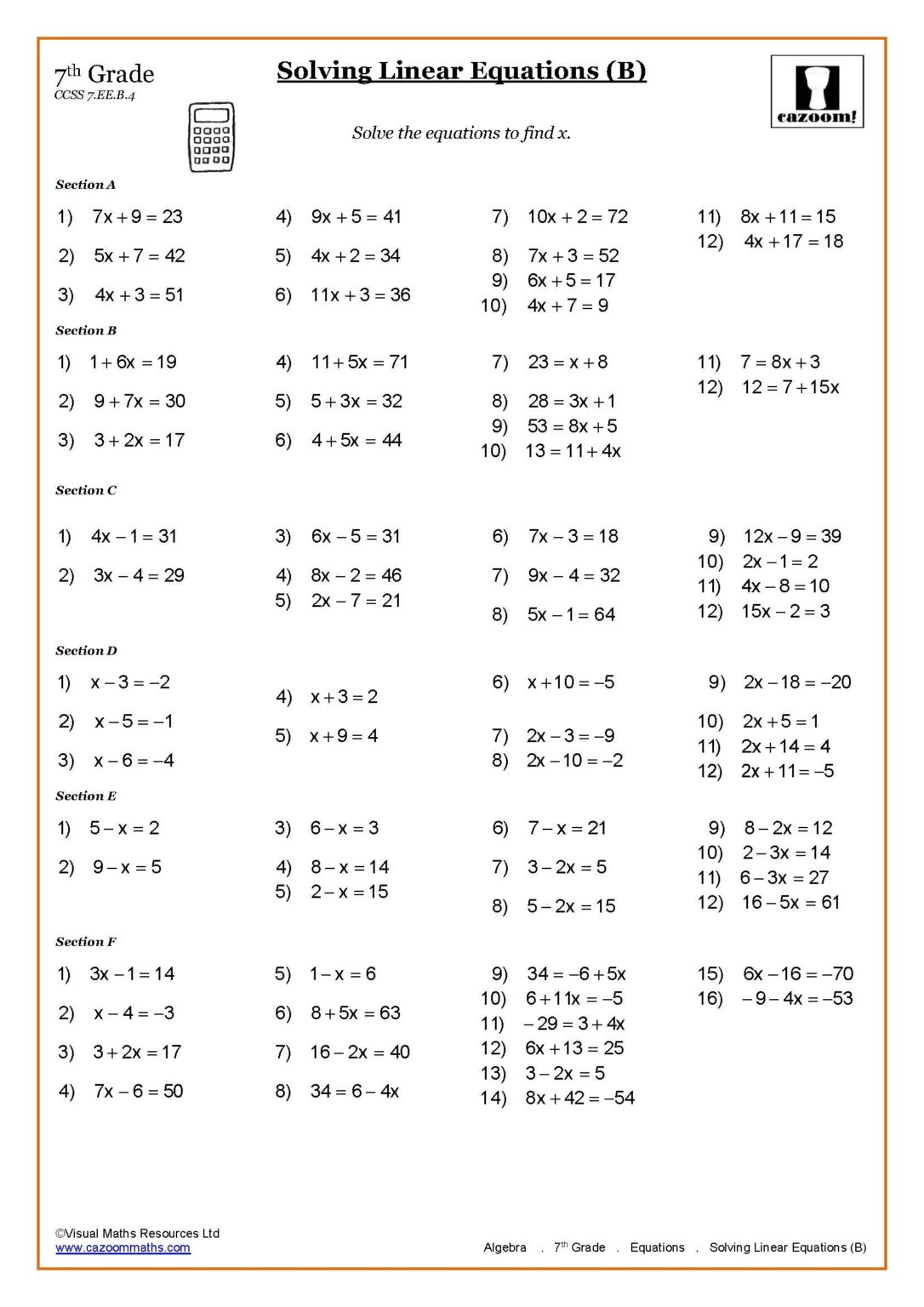 Grade 7 Printable Worksheets Printable Worksheets