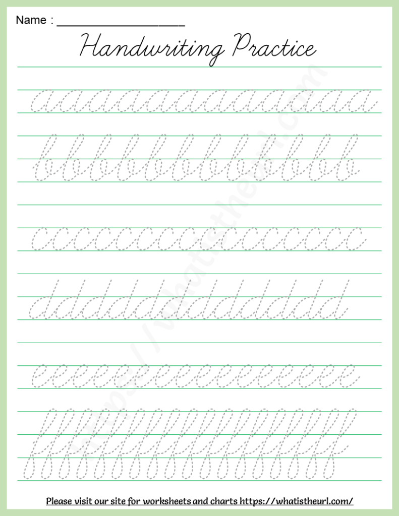Cursive Writing Worksheets For Adults Pdf