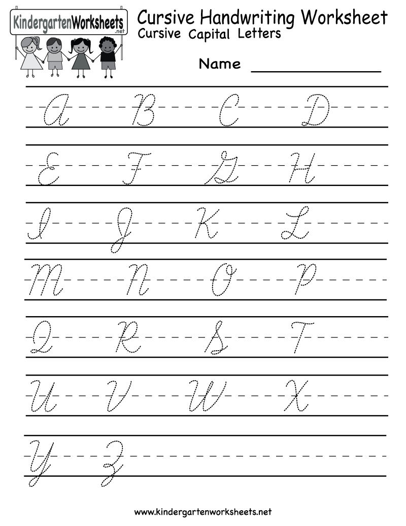 Cursive Handwriting Worksheet Free Kindergarten English Worksheet For Cursive Handwriting Worksheets Writing Practice Sheets Cursive Writing Practice Sheets
