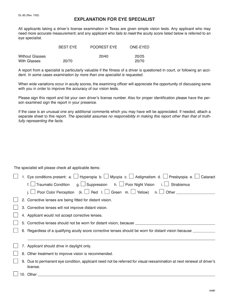 Dl 63 Fill Out Sign Online DocHub