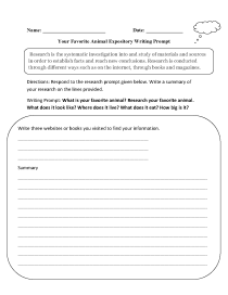 Free Creative Writing Prompts Worksheets