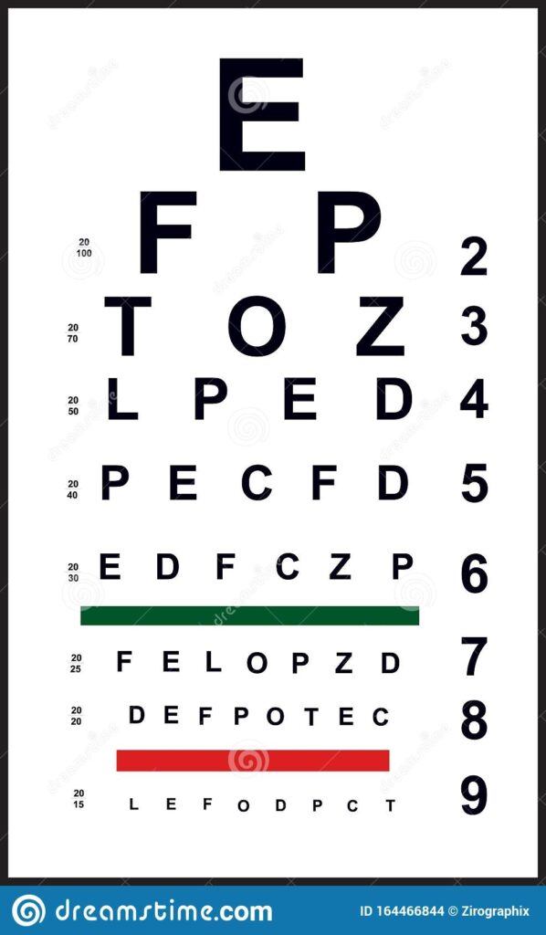 Eye Chart Test Printable