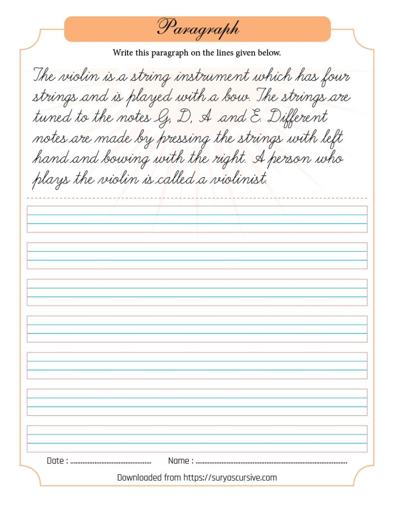 Daily Handwriting Practice Pdf