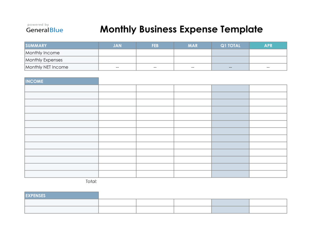 Free Excel Spreadsheet For Business Expenses 2023