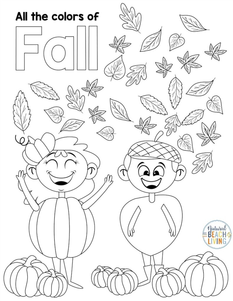 Fall Worksheets For Kids Printable