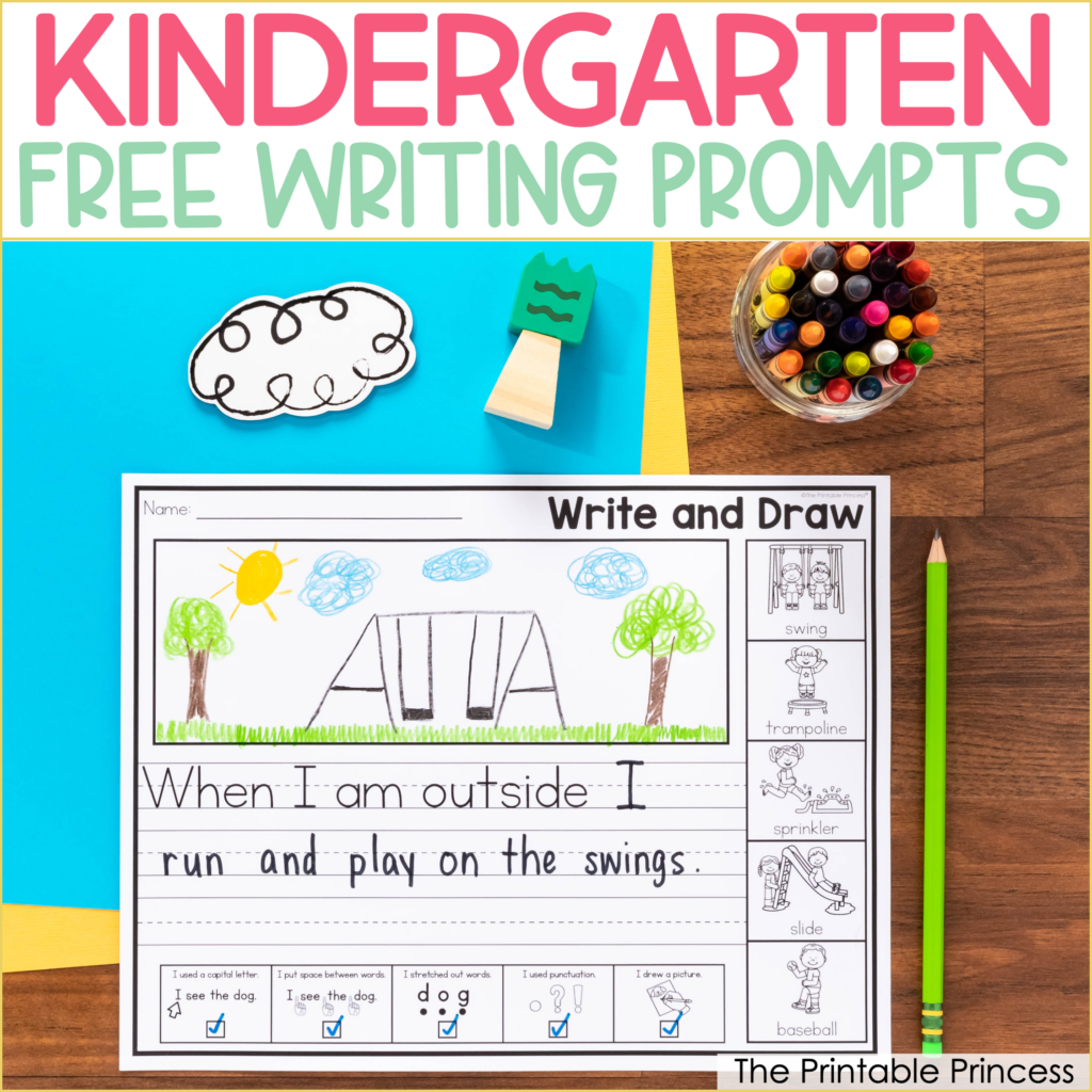 Kindergarten Writing Prompts Worksheets