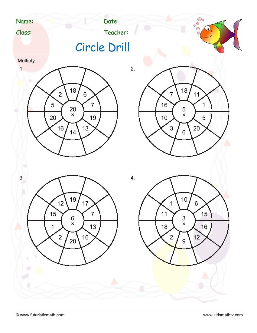 Free Print Math Riddle Worksheets