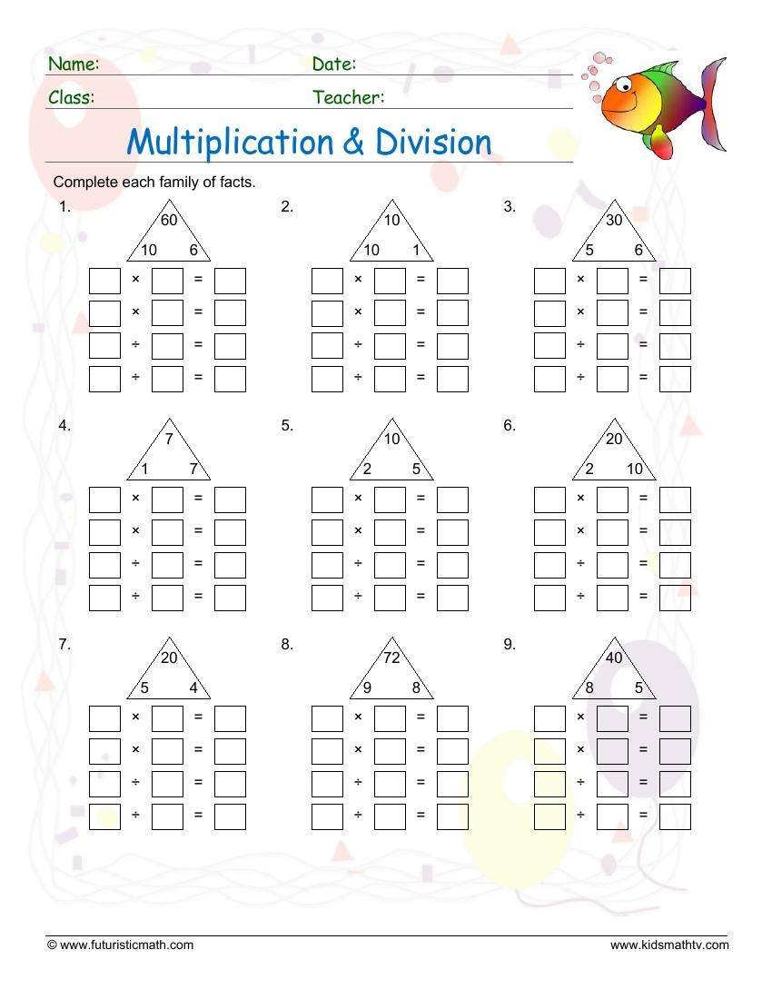 Multiplication Practice Sheets Pdf