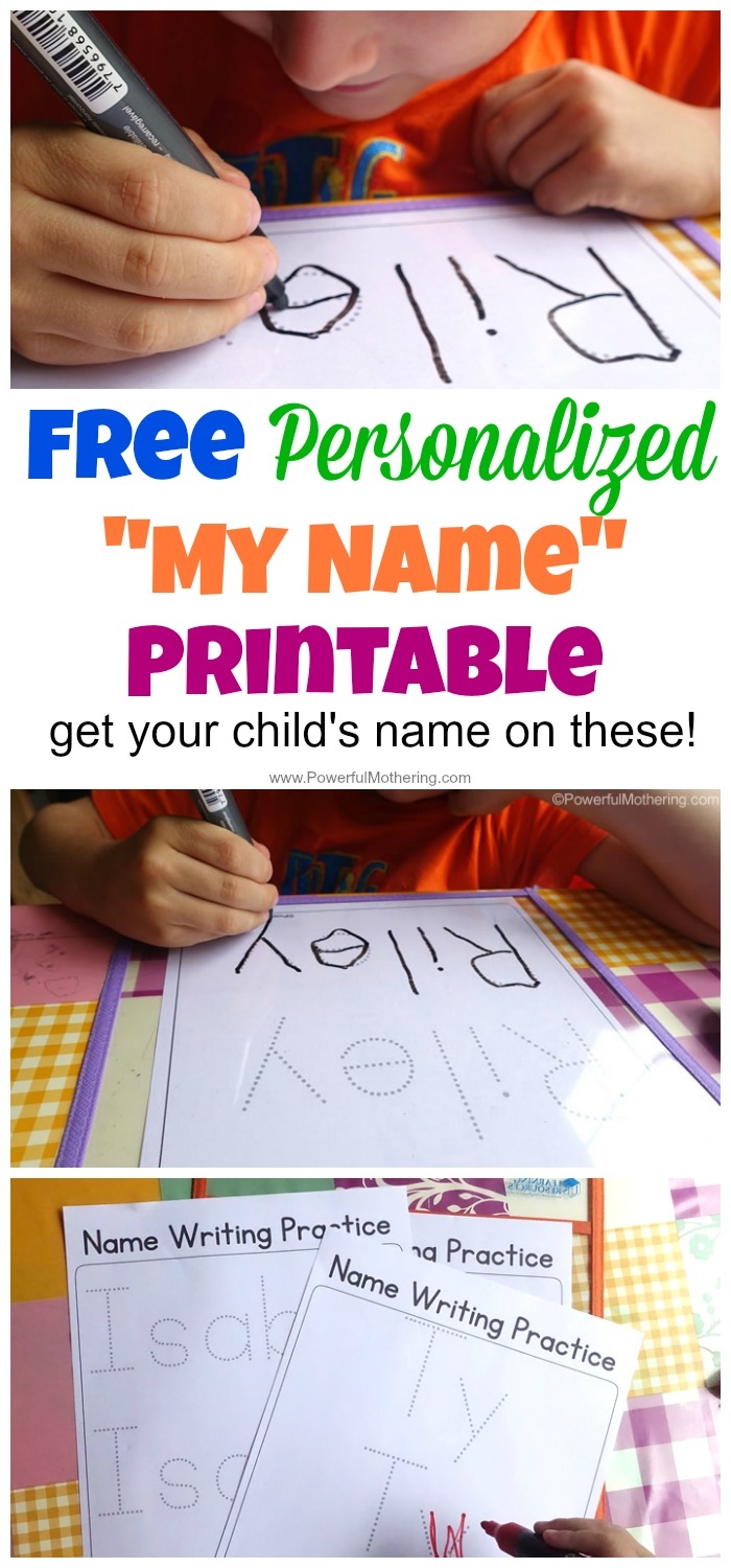 Free Name Tracing Worksheets Printable And Font Choices