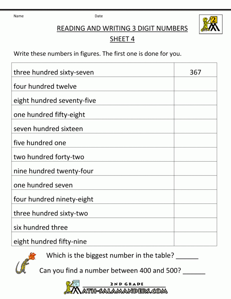 2nd And 3rd Grade Writing Worksheets