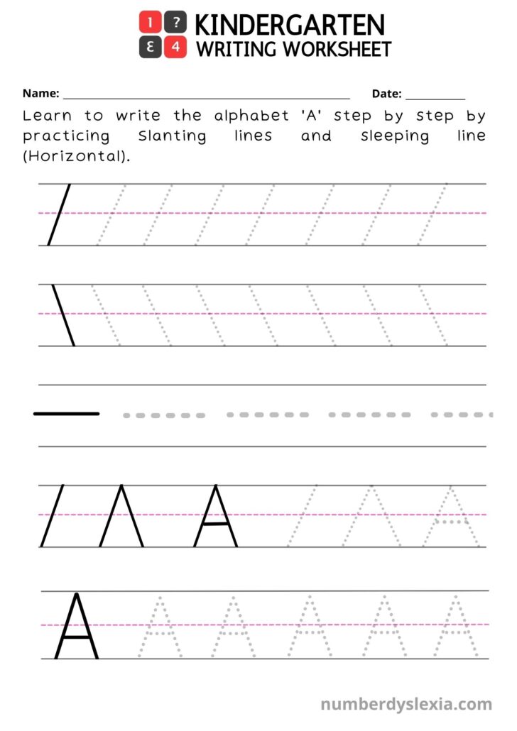 Writing Worksheets For Preschool Pdf - Printable Worksheets