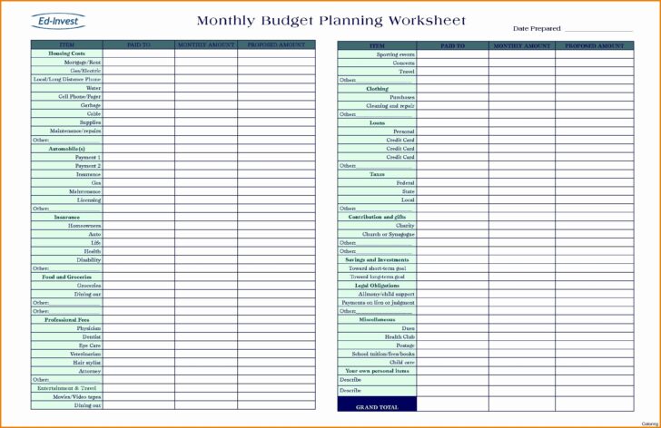 Free Printable Retirement Budget Worksheet - Printable Worksheets