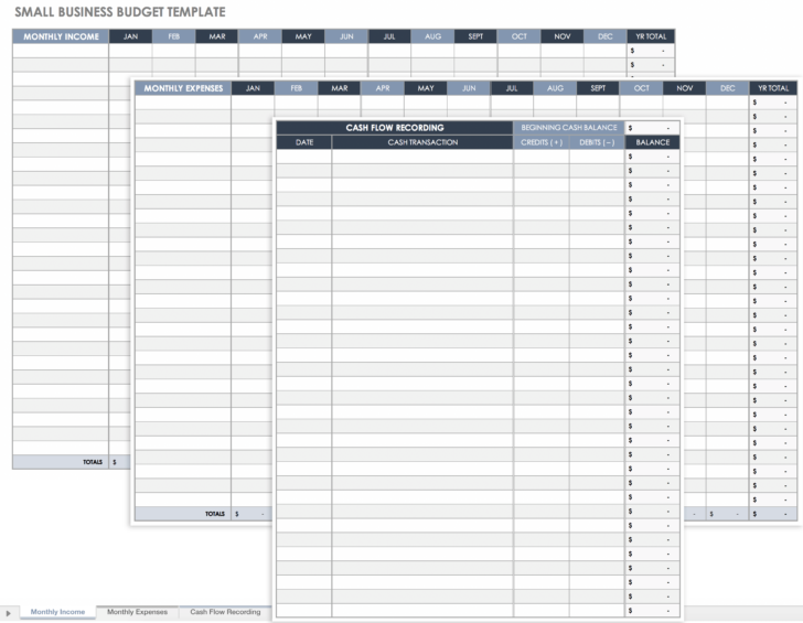 Small Business Budget Template Printable - Printable Worksheets