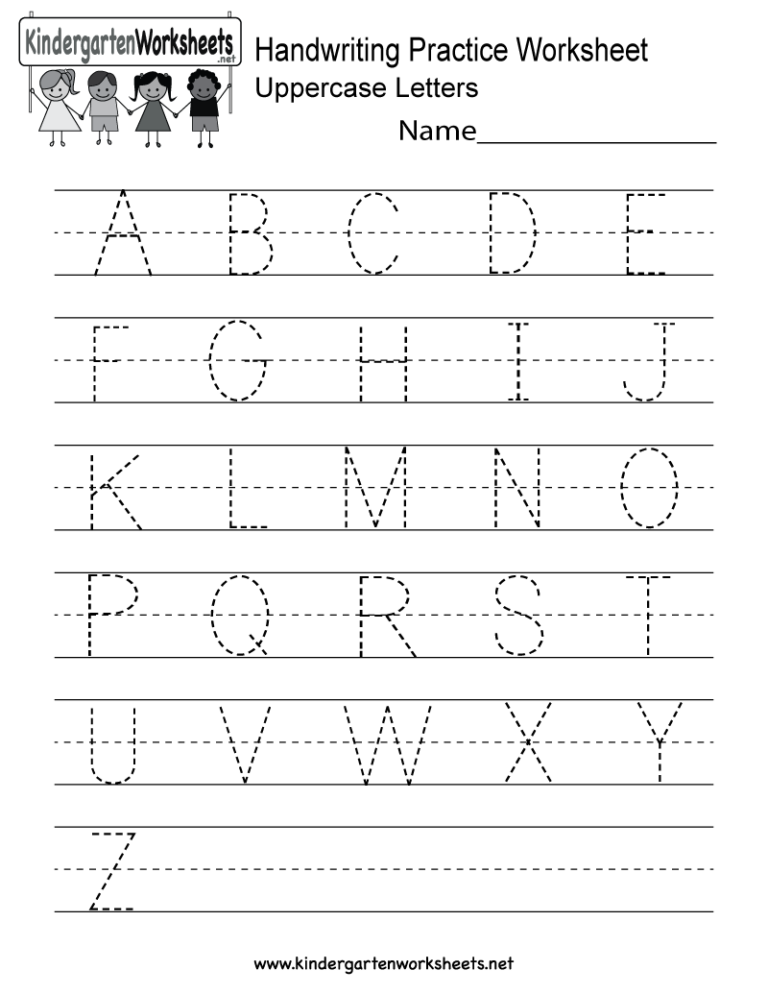 Free Writing Worksheets For Kindergarten Printable Worksheets