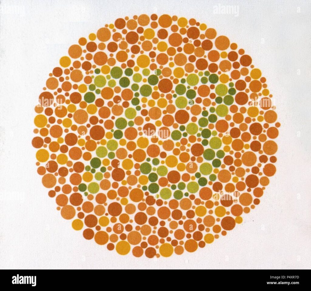 Ishihara Color Vision Test Plates Fotos Und Bildmaterial In Hoher Aufl sung Alamy