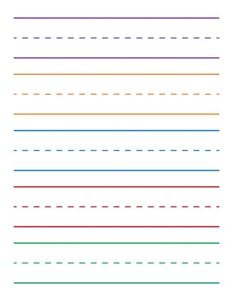 Free Printable Preschool Writing Sheets