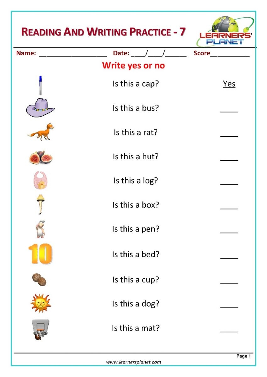 Kindergarten Reading And Writing Worksheets Printable Worksheets Kindergarten Reading And Writing Worksheets Printable Worksheets