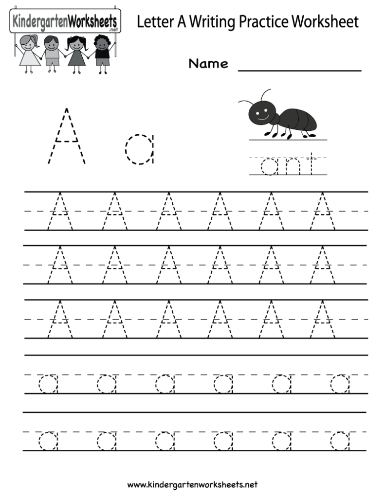 Letter a writing practice worksheet printable Free Download Borrow And Streaming Internet Archive