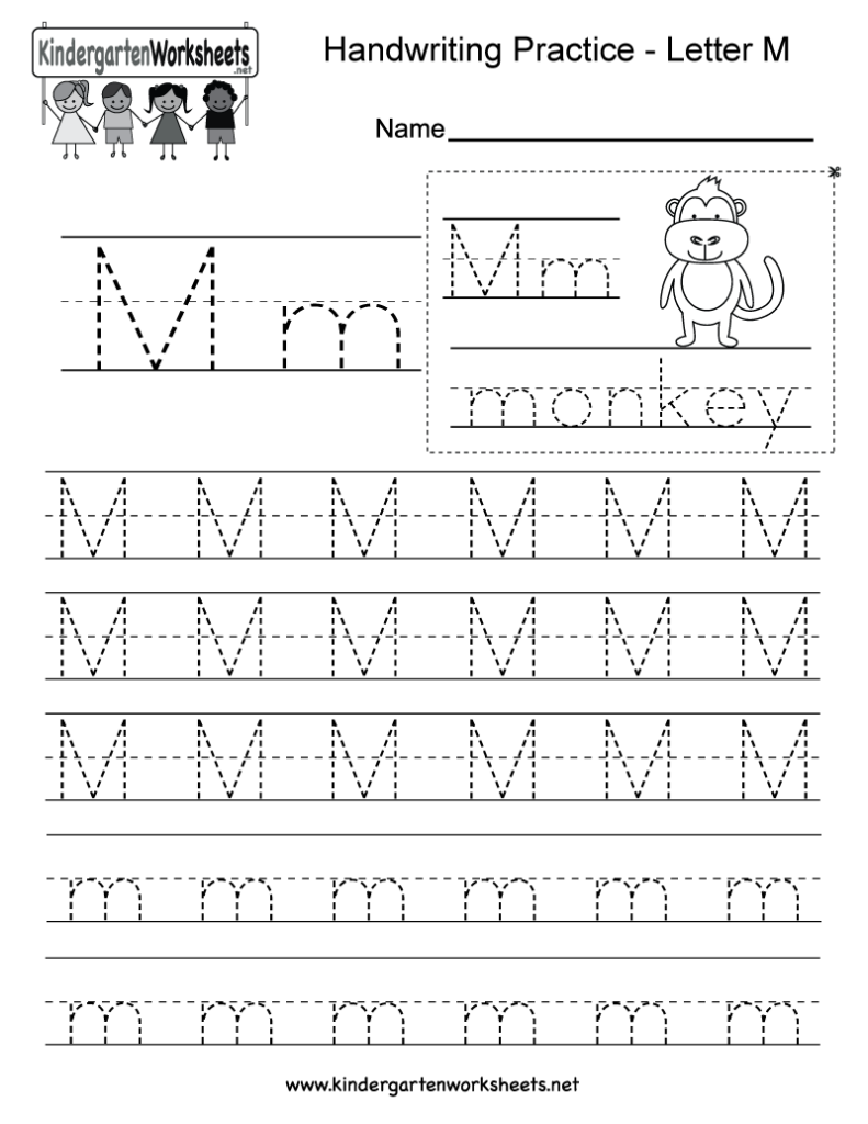 Letter Writing Practice Printable Worksheets
