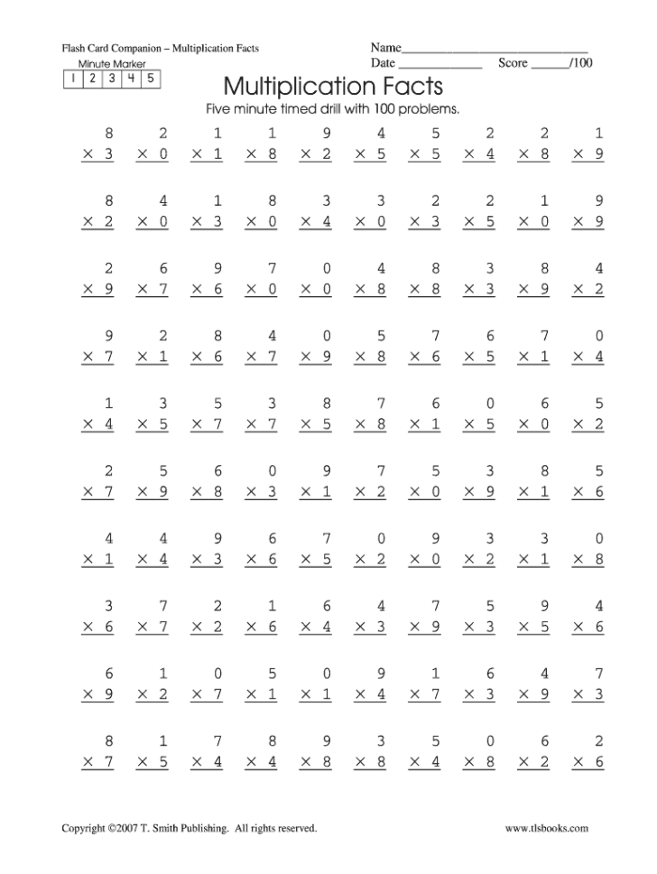 free-one-minute-multiplication-worksheets-printable-worksheets