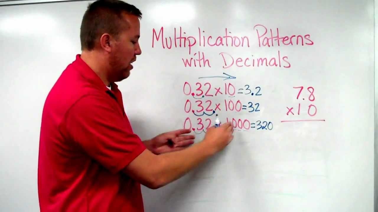 Multiplication Patterns With Decimals YouTube