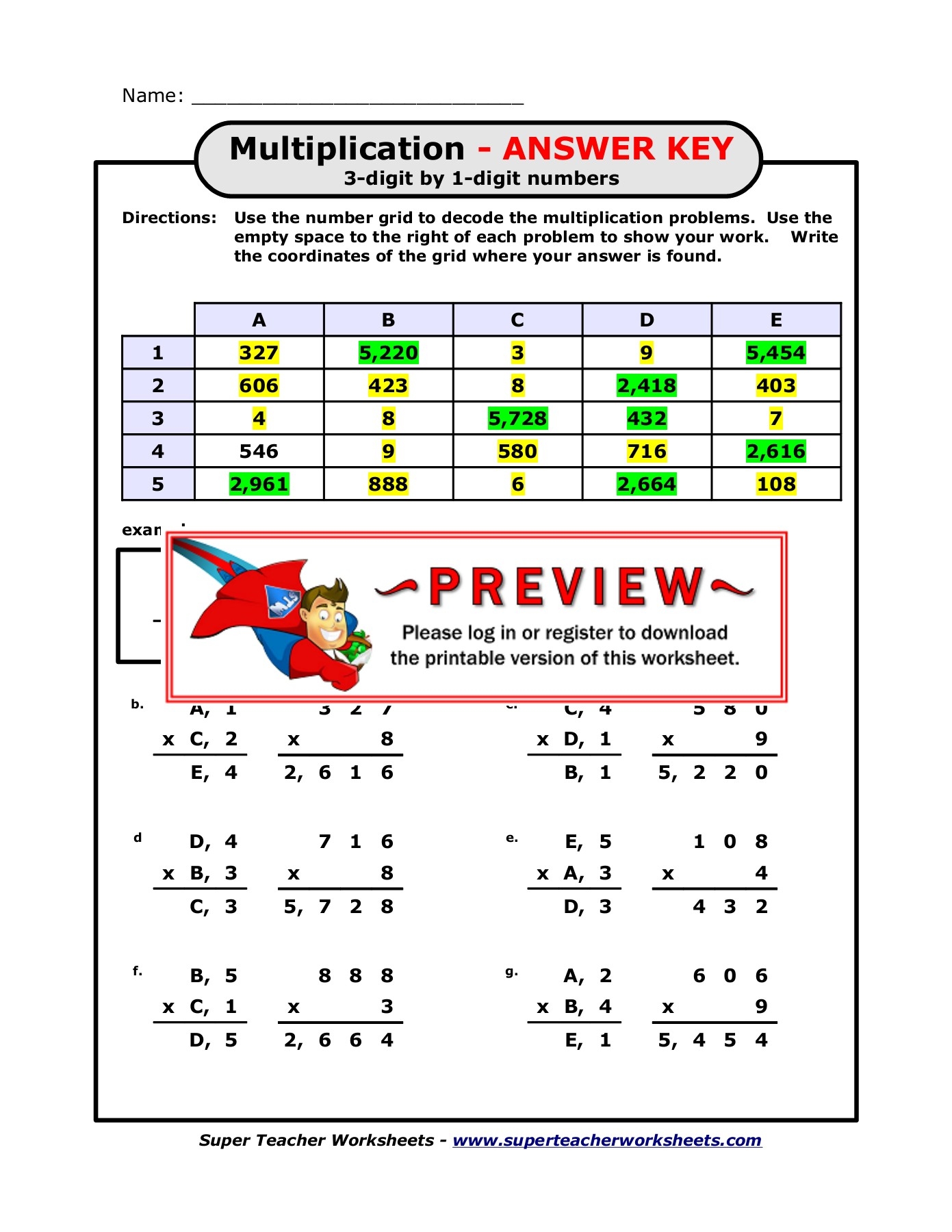 Multiplication Super Teacher Worksheets Flip EBook Pages 1 3 AnyFlip