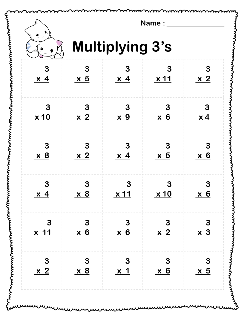 Multiplication Worksheets 5 Printable Worksheets PDF Your Home Teacher