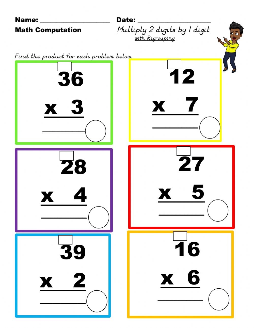 Live Worksheets Multiplication Grade 2