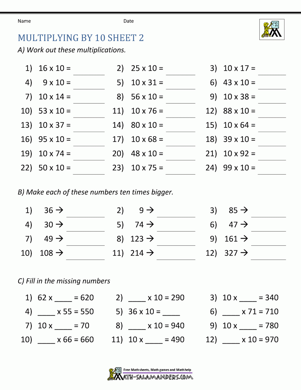 Printable Multiplication Worksheets Up To 100 Printable Worksheets
