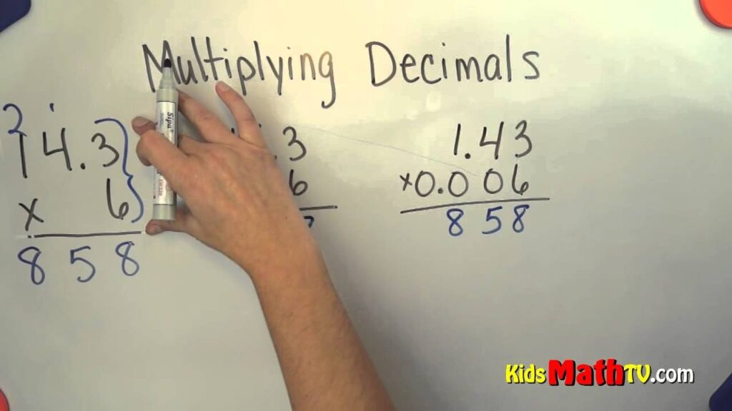 Multiplying Decimals 6th Grade Math - Printable Worksheets