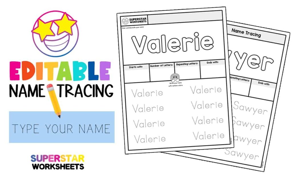 Writing Your Name Worksheets