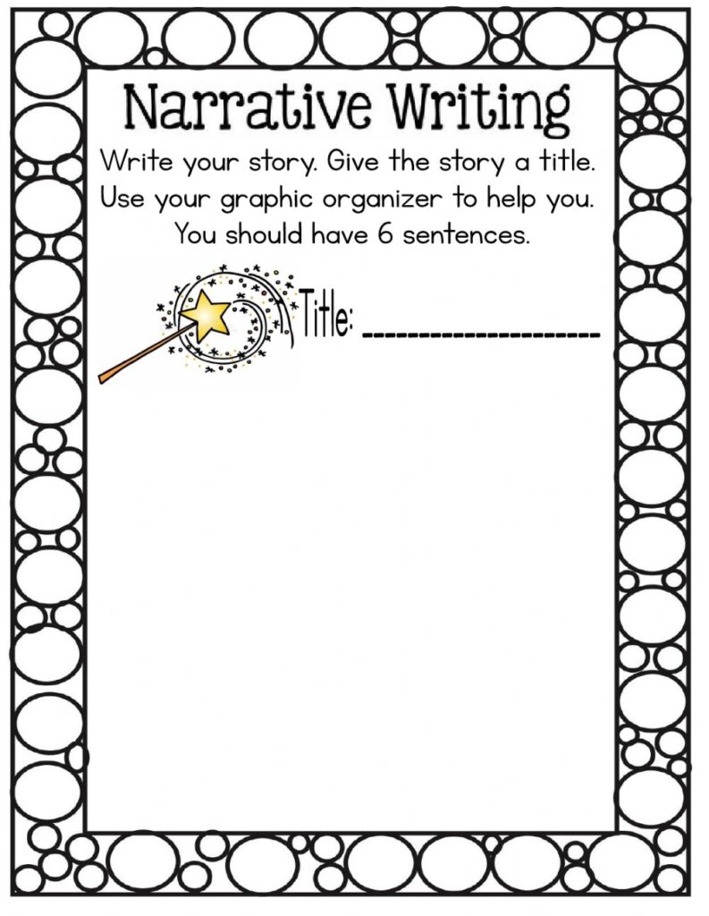 Worksheets To Help With Writing