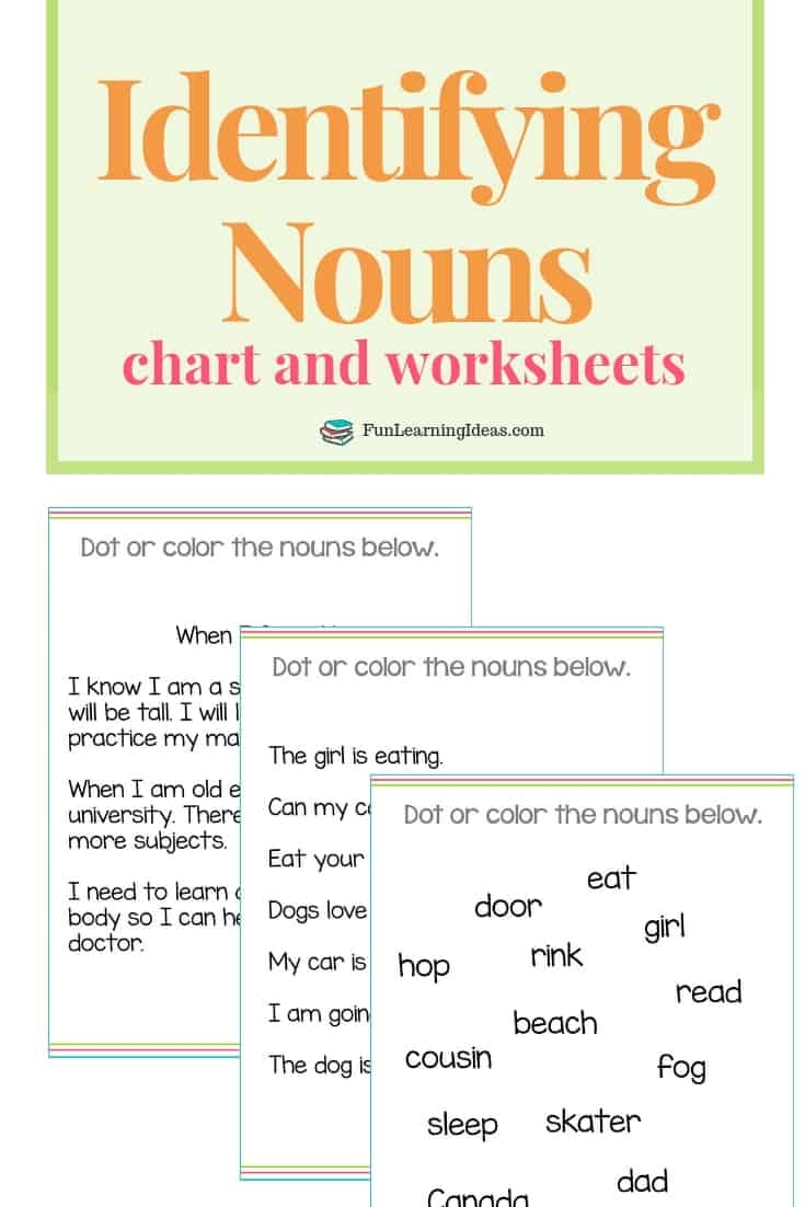 Noun Free Printable Worksheets