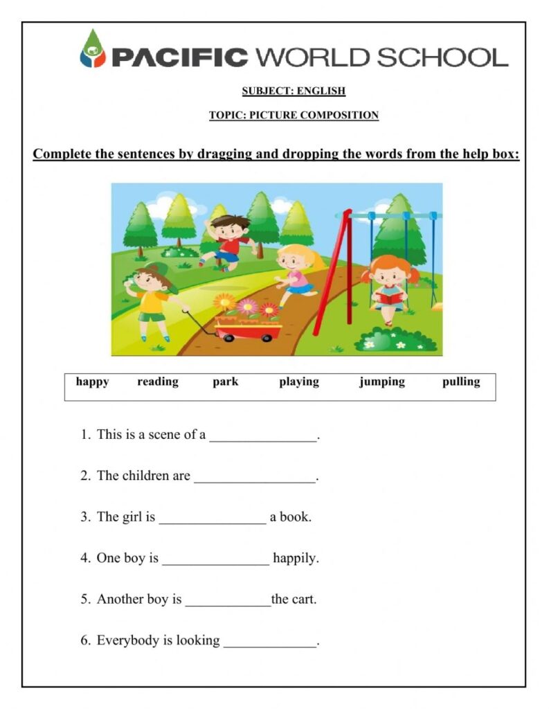 Picture Composition 1 Worksheet