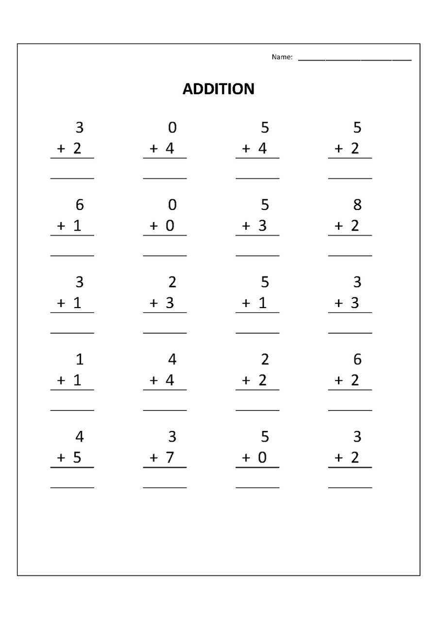 Free Easy Printable Worksheets